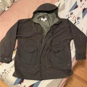 Filson Seattle USA Wax Cotton 39126 Jacket - Otter Green - Men’s Size XL
